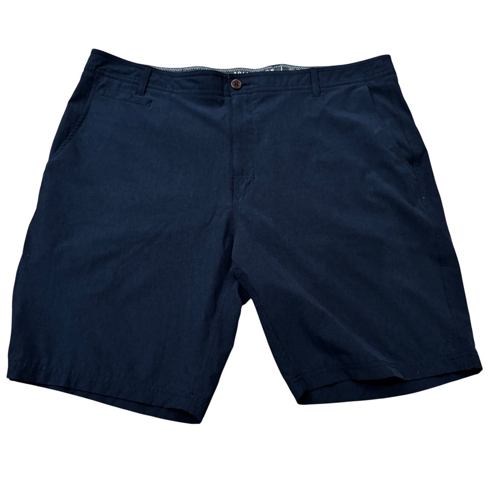 7 Diamonds Velocity Performance Shorts Navy Blue Heather Mens 42